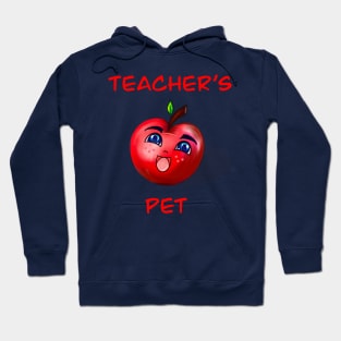 The best teacher appreciation day gift teacher’s pet - gifts for teachers Smiling anime manga red apple Hoodie